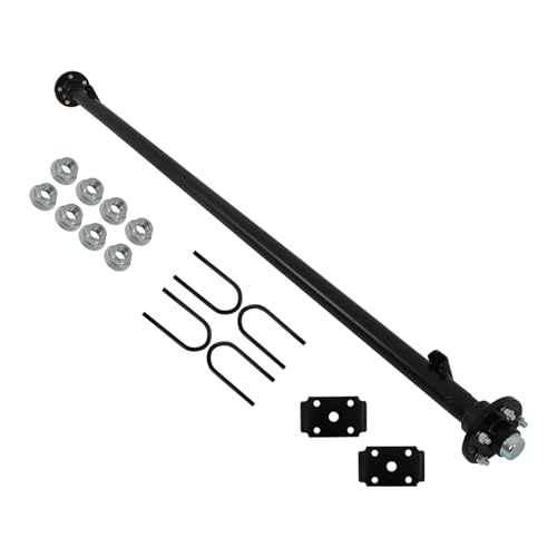 munirater 3500lbs 5x4.5 Bolt Pattern 95 Hub Face 80 Spring Center Trailer Axle U Bolt Kit