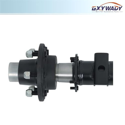 GXYWADY 6 Lug 5.5 Inch 6000Lbs Trailer Axle 73 Inch Hub Face 58 Inch Spring Center