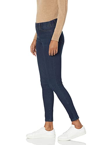 Amazon Essentials Women's Pull-On Mid Rise Stretchy Knit Jegging (Available in Plus Size), Dark Wash, X-Large