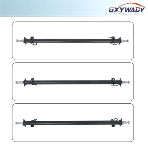 GXYWADY 3500lbs Trailer Axle Only Beam with Idler 61 Inch Hub Face 46 Inch Spring Center