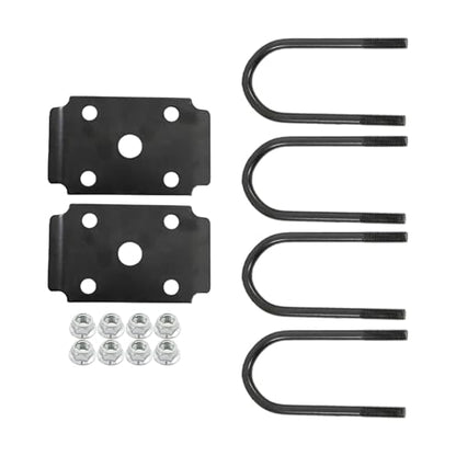 munirater 3500lbs 5x4.5 Bolt Pattern 89 Hub Face 74 Spring Center Trailer Axle U Bolt Kit