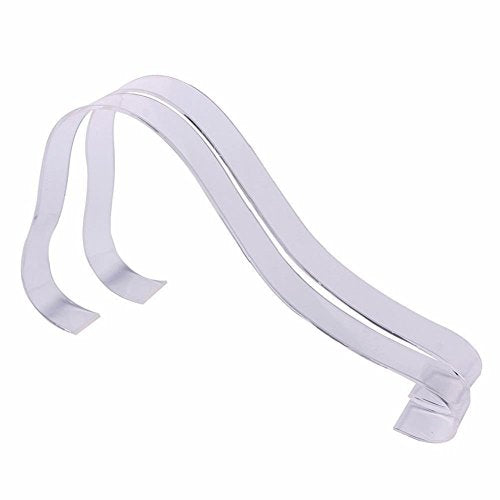 glasstore 5 Pairs Shoe Trees for Women Sandals High Heel Shoes Clear Acrylic Retail Shop Display Stand Plexiglass Shoes Supporter Forms Inserts
