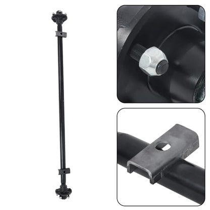 Thomletha Trailer Axle 2000 lbs Axle Beam 5 Lug Trailer Axle 60 inch Hub Face 46 inch Spring Center