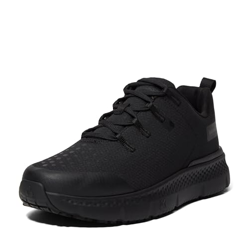 Timberland PRO Men's Power Shift Ripstop Nylon Soft Toe Gripmax Slip Resistant Hospitality Work Shoe, Black, 11.5W