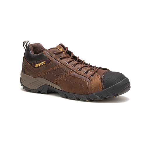 Cat Footwear Mens Argon Composite Toe Construction Shoe, Dark Brown, 11 US