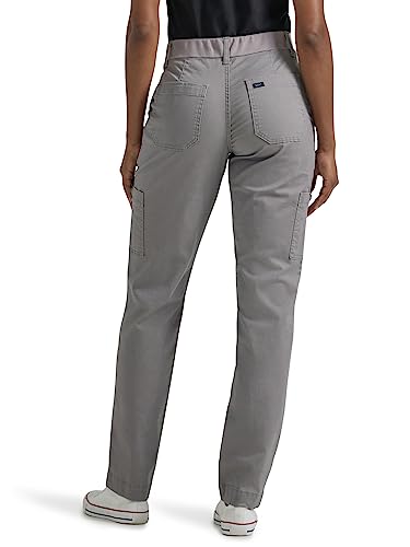 Lee Women's Ultra Lux Comfort with Flex-to-Go Utility Pant HD Gray 14