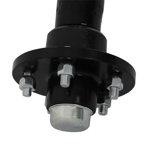 labwork 3500 lbs Trailer Axle with 5-Bolt - 4.5 95 Hub Face 80 Spring Center