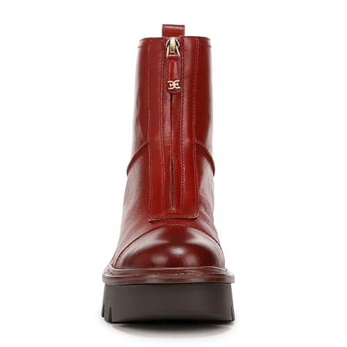 Sam Edelman Women's Cooper Ankle Boot Red Mahogany 6.5 Medium