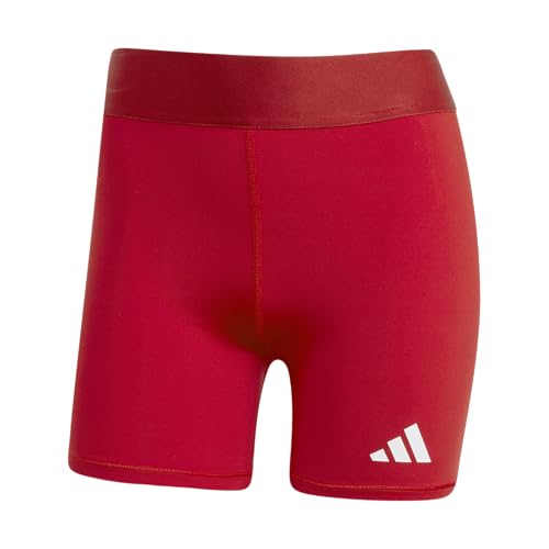 Adidas Women's Techfit Volleyball Shorts, Team Power Red, X-Small/5"