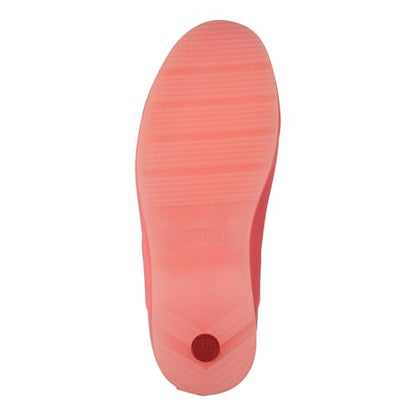Hunter Women's PLAY Short Translucent Boot, Pink, 7 Medium