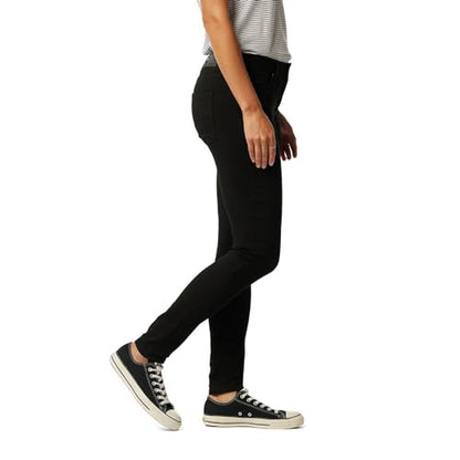 Levi Strauss Signature Gold Women's '03 Essential Mid-Rise Skinny Jeans Stretch Denim (Also Available in Plus), Noir, 10