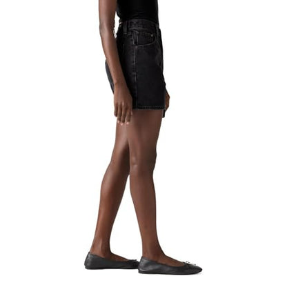 Levi's Women's Cinch Mid-Thigh Short, (New) Open Mind (Non Stretch), 26