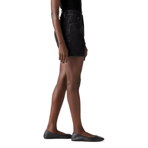 Levi's Women's Cinch Mid-Thigh Short, (New) Open Mind (Non Stretch), 26