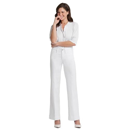 Mom Jeans - NYDJ Womens Teresa Trouser Jean White