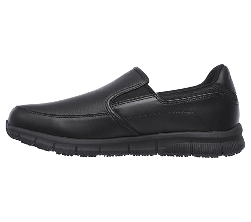 Skechers Men's Work Nampa-Groton Shoes, Black, 8