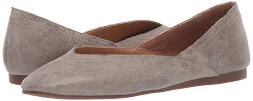 Lucky Brand womens Alba ballet flats, Titanium, 7 US
