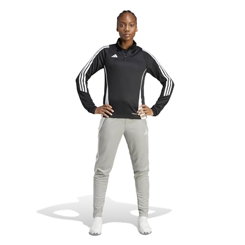 Adidas Women's Tiro 24 Training Pants, Team Mid Grey/White, 3X Plus Size