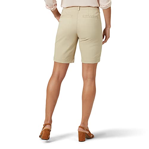Lee Women's Legendary 9" Chino Bermuda Short Safari 12