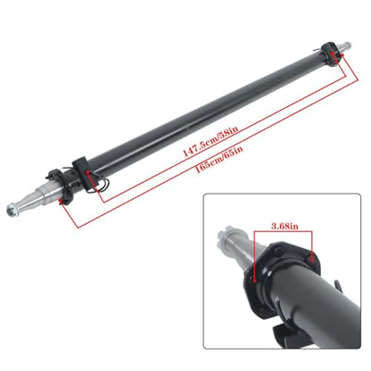 labwork 6000lb Beam Only Trailer Axle 73 Inch Hub Face 58 Inch Spring Center