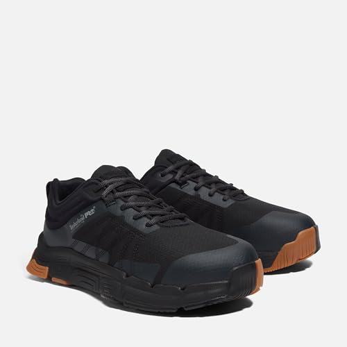 Timberland PRO Men's XR-1 Alloy Safety Toe Industrial Athletic Work Shoe, Blackout, 9.5W