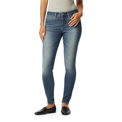 Levi Strauss Signature Gold Women's Totally Shaping Skinny Jeans Mid-Rise Stretch Denim (Available in Plus Size), Cape Town, 10 Short