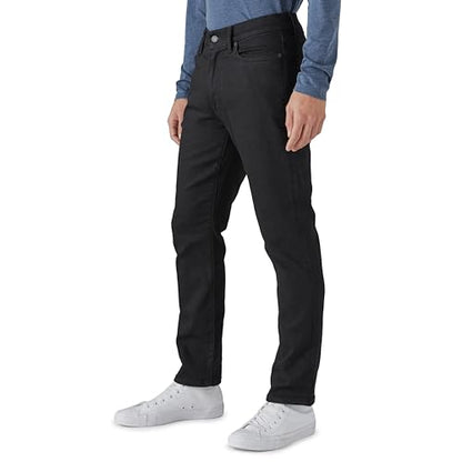 Lucky Brand Men 410 Athletic Fit Jean, Black Rinse, 38W x 34L