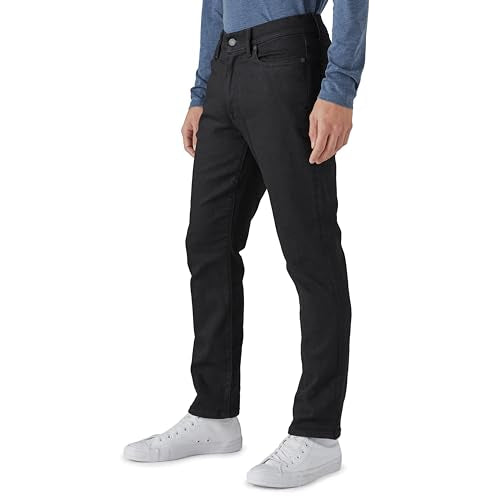 Lucky Brand Men 410 Athletic Fit Jean, Black Rinse, 38W x 34L