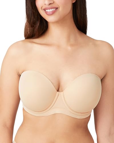Wacoal Red Carpet Full-Busted Strapless Bra 854119 Natural Nude 34DDD