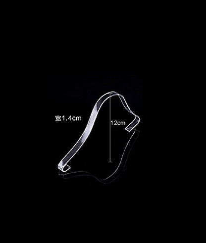 glasstore 5 Pairs Shoe Trees for Women Sandals High Heel Shoes Clear Acrylic Retail Shop Display Stand Plexiglass Shoes Supporter Forms Inserts