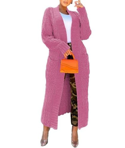 Nimsruc Cardigan Sweaters for Women Casual Pink