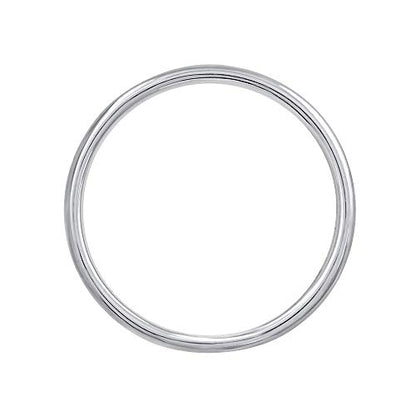 950 Platinum 1.5 mm Plain Wedding Band (Ring Size 10)