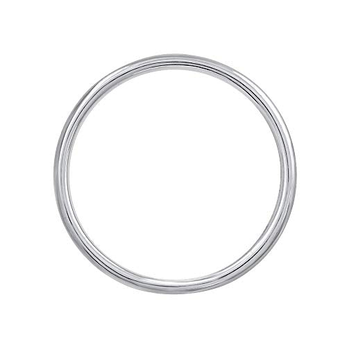 950 Platinum 1.5 mm Plain Wedding Band (Ring Size 10)