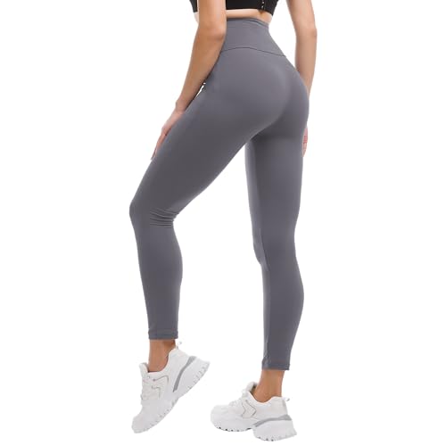 Ipletix Leggings for Women, High Waisted Women Leggings Yoga Pants Grey