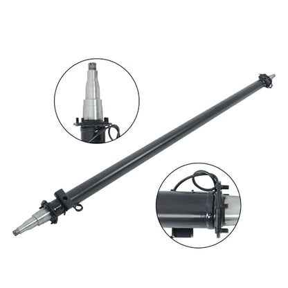 Thomletha Trailer Axle Only Beam with Idler 95 Hub Face 80 Spring Center 6000lbs, 3 Tube Diameter 6.3mm Wall Thickness - electromagnetic Brakes Available