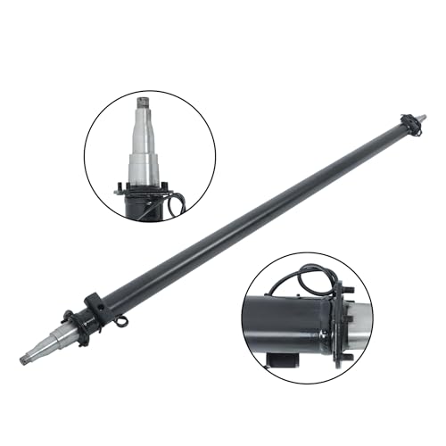 Thomletha Trailer Axle Only Beam with Idler 95 Hub Face 80 Spring Center 6000lbs, 3 Tube Diameter 6.3mm Wall Thickness - electromagnetic Brakes Available