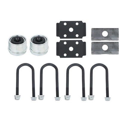Thomletha Trailer Axle 2000 lbs Axle Beam 4 Lug Trailer Axle 49 inch Hub Face 38 inch Spring Center