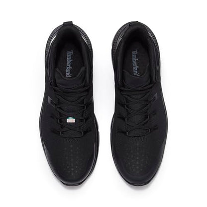 Timberland PRO Men's Intercept Mid Steel Safety Toe Puncture Resistant CSA Industrial Athletic Work Shoe, Black, 9W