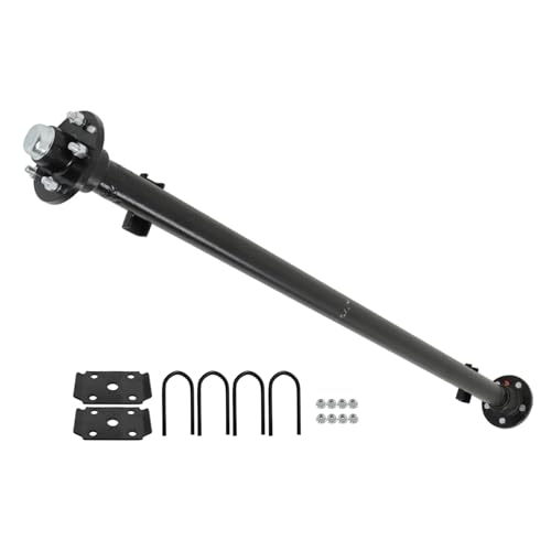 munirater 3500lbs 5x4.5 Bolt Pattern 61 Hub Face 46 Spring Center Trailer Axle U Bolt Kit