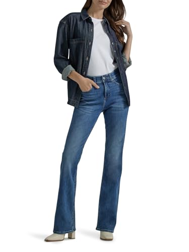 Lee Women's Ultra Lux Comfort with Flex Motion Bootcut Jean Indigo Facet 10