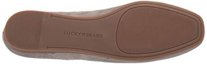 Lucky Brand womens Alba ballet flats, Titanium, 7 US