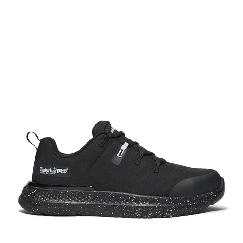 Timberland PRO Men's Intercept Steel Safety Toe Industrial Athletic Work Shoe, Black/White, 11.5W