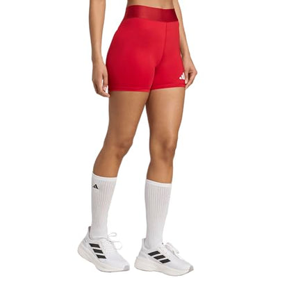 Adidas Women's Techfit Volleyball Shorts, Team Power Red, X-Small/5"
