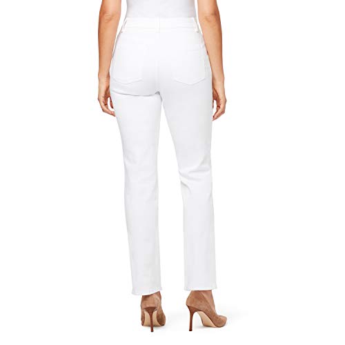 Gloria Vanderbilt Womens Amanda Classic Tapered Jean Vintage White 8 Regular