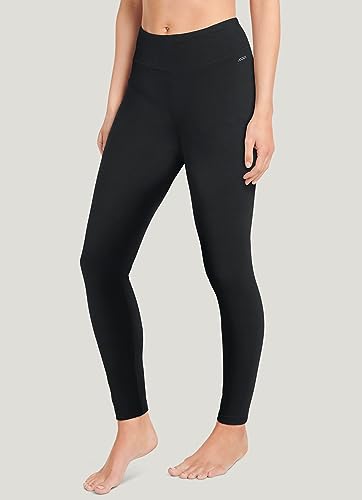 Jockey Women's Activewear Cotton Stretch Ankle Legging, Black, S