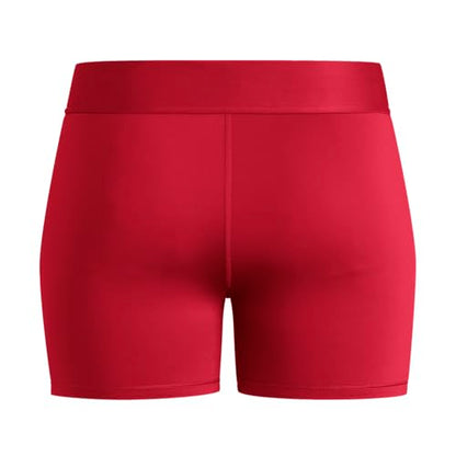 Adidas Women's Techfit Volleyball Shorts, Team Power Red, X-Small/5"
