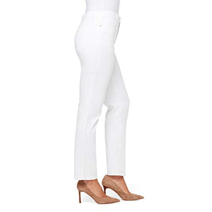 Gloria Vanderbilt Womens Amanda Classic Tapered Jean Vintage White 8 Regular