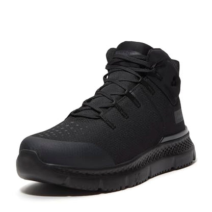 Timberland PRO Men's Intercept Mid Steel Safety Toe Puncture Resistant CSA Industrial Athletic Work Shoe, Black, 9W