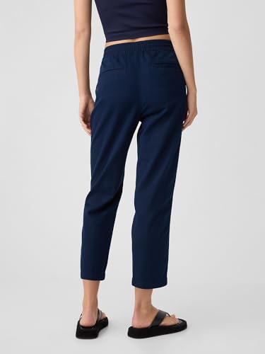 GAP Womens Easy Straight Pull-on Pants, True Indigo 340, Medium Tall US