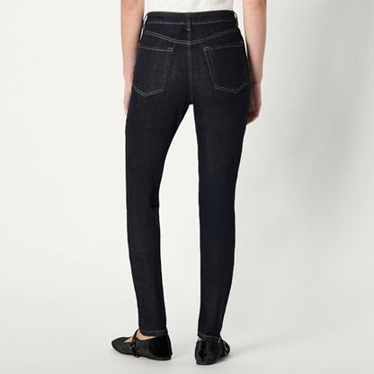 Amazon Essentials Women's High Stretch High-Rise Skinny Jeans, Rinse, 18 Short