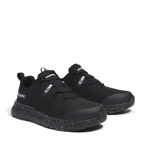 Timberland PRO Men's Intercept Steel Safety Toe Industrial Athletic Work Shoe, Black/White, 11.5W